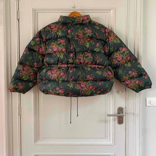 Floral down jacket