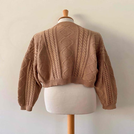 Irish cropped sweater