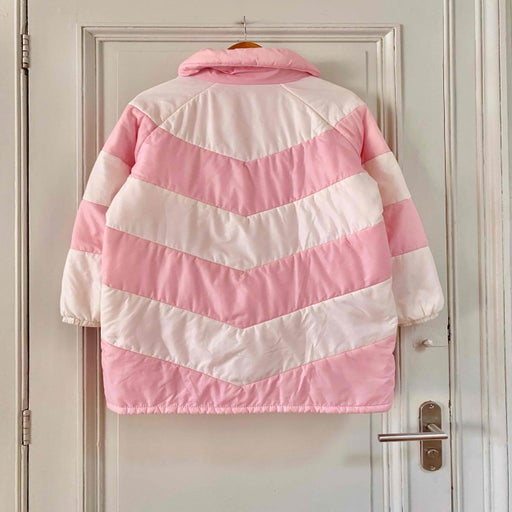 Patchwork down jacket