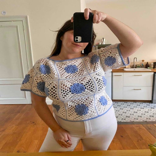 Crochet sweater