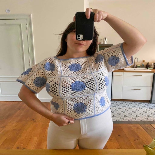 Crochet sweater
