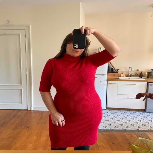 Turtleneck dress