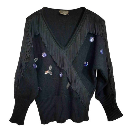 Fringed sweater