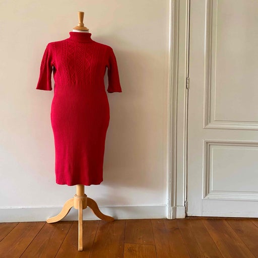 Turtleneck dress