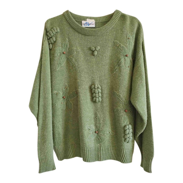 Embroidered sweater
