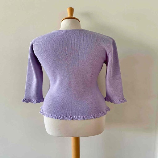 Openwork wool top