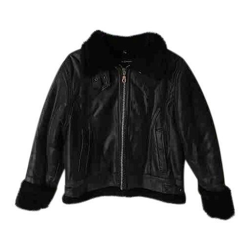 Shearling bomber