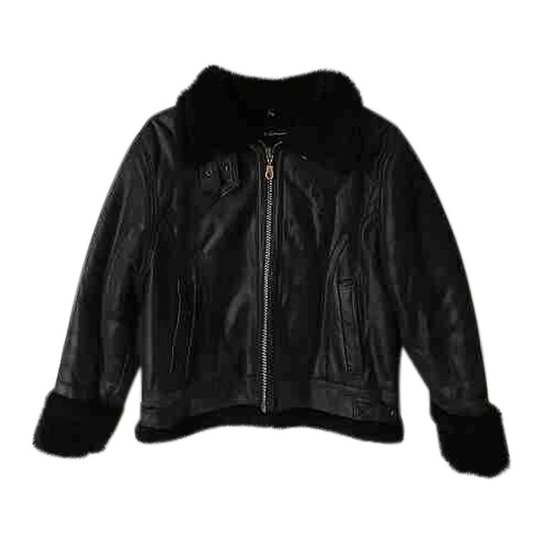 Shearling bomber