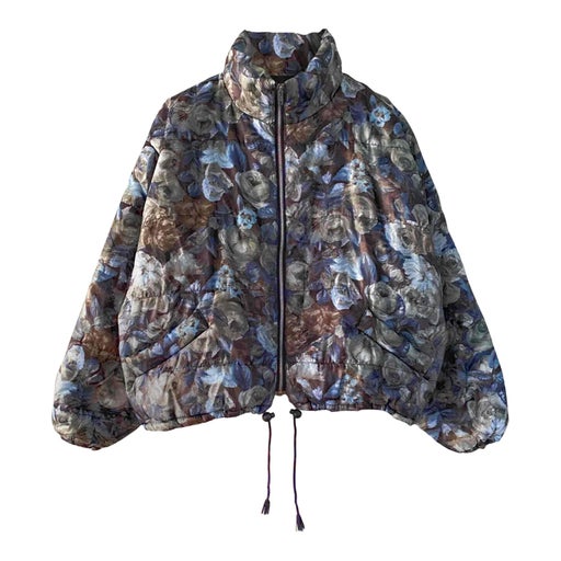 Floral down jacket