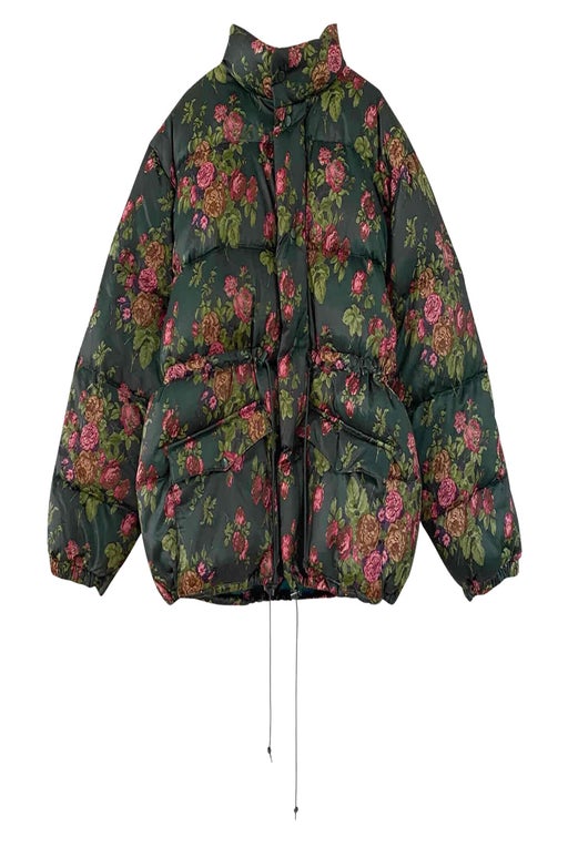 Floral down jacket