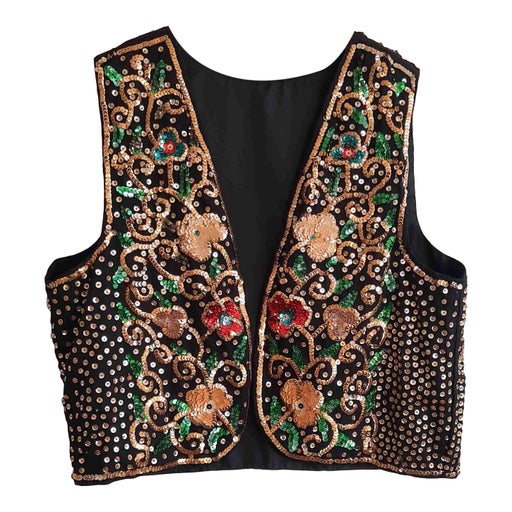 Sequin vest