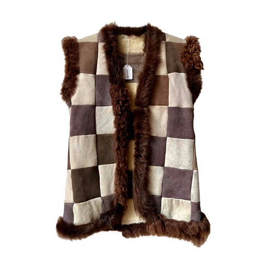 Shearling vest