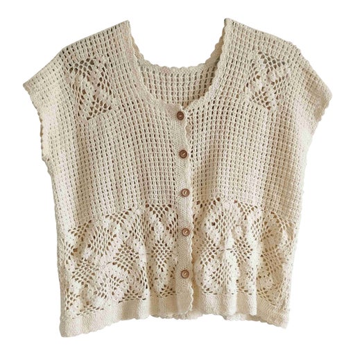 Crochet top.
