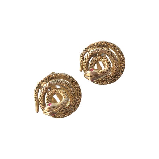 Snake earrings