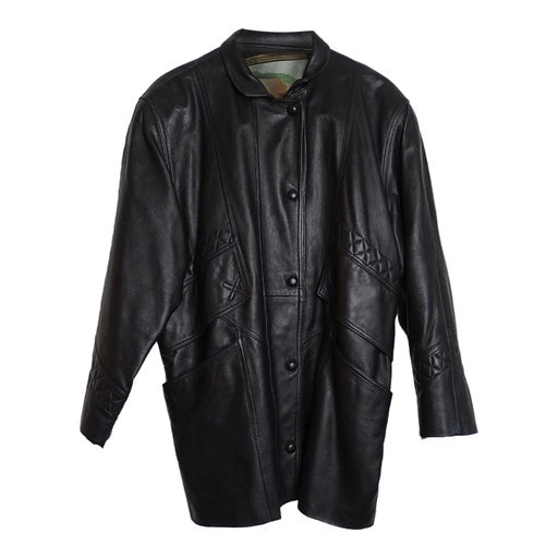 Leather coat
