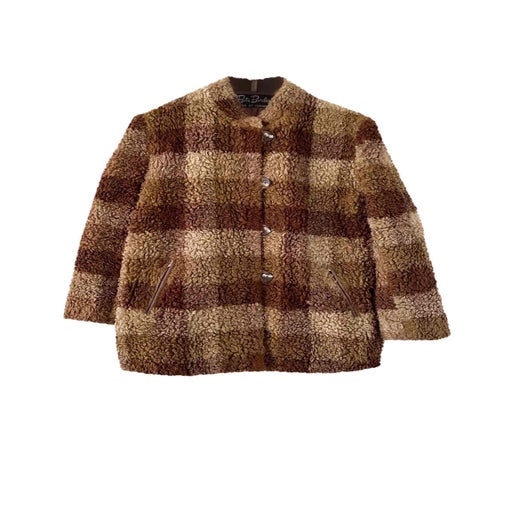 Checked coat