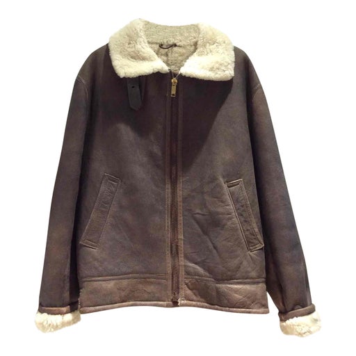Shearling bomber