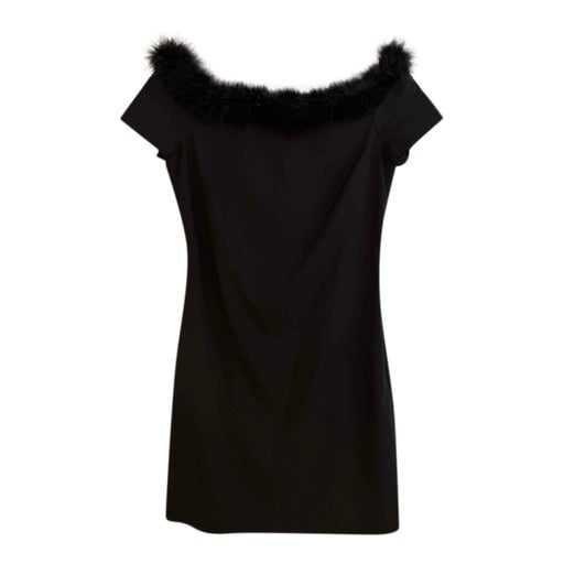 Black mini dress