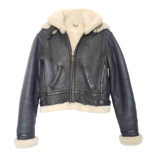 Shearling bomber