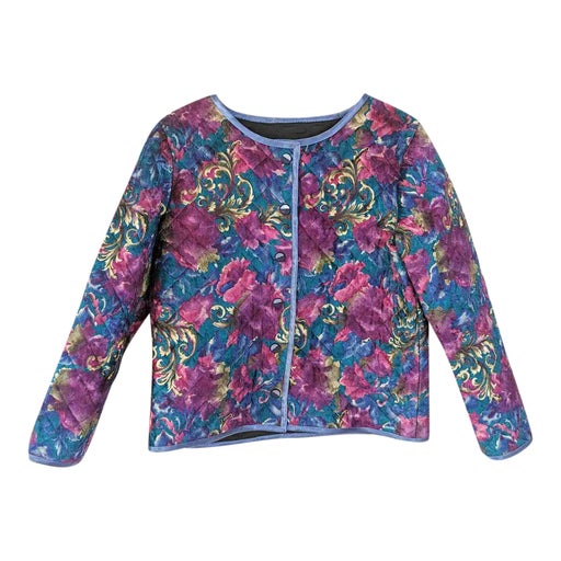 Velvet quilted jacket