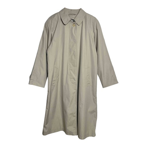 Beige trench coat