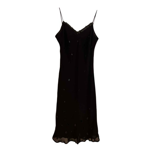 Robe midi en soie