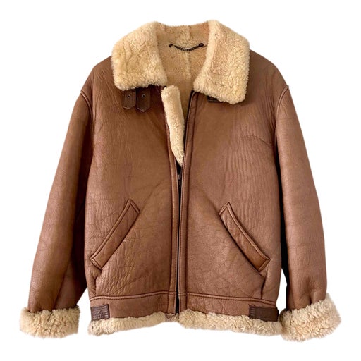 Shearling bomber