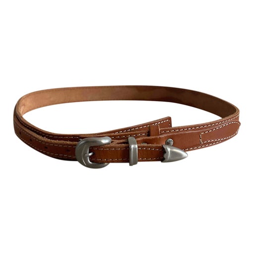 Leather belt