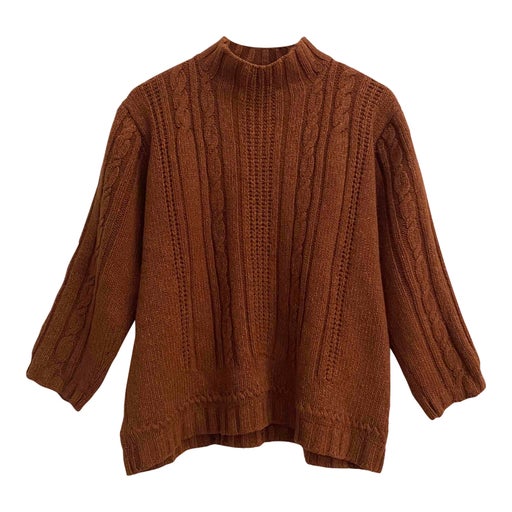 Wool and silk sweater