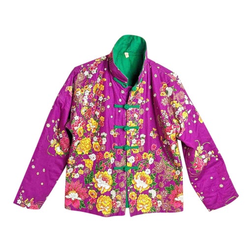 Floral quilted jacket