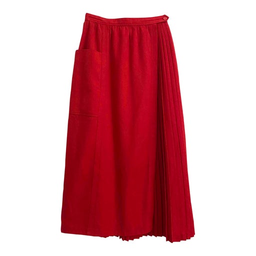 Long wrap skirt