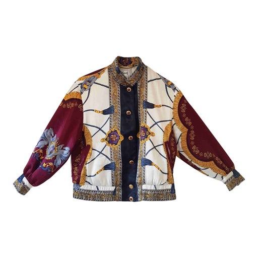 Short patterned jacket