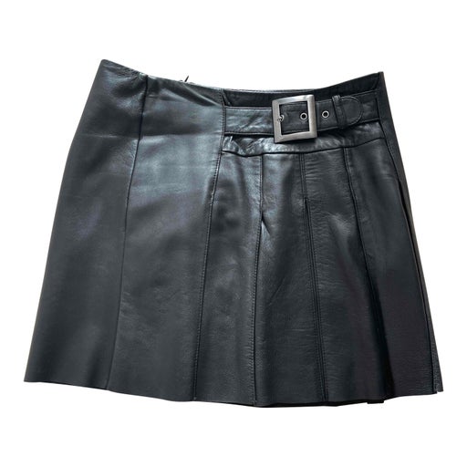 Jupe en cuir 