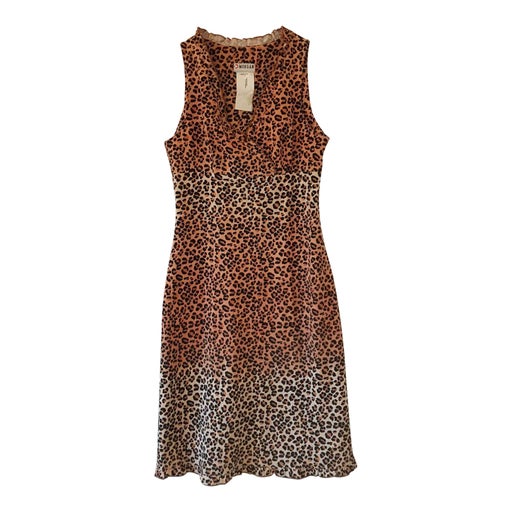 Robe en coton léopard