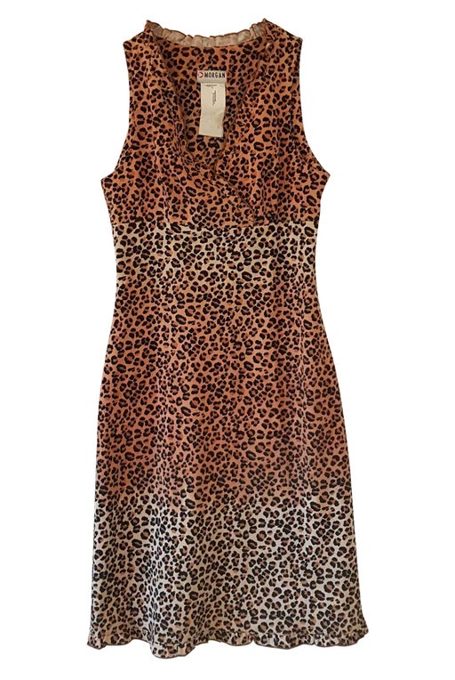 Leopard cotton dress
