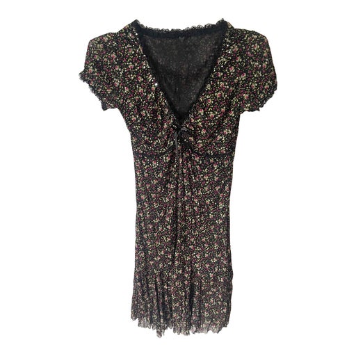 Floral mesh dress