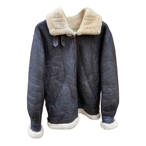 Shearling bomber