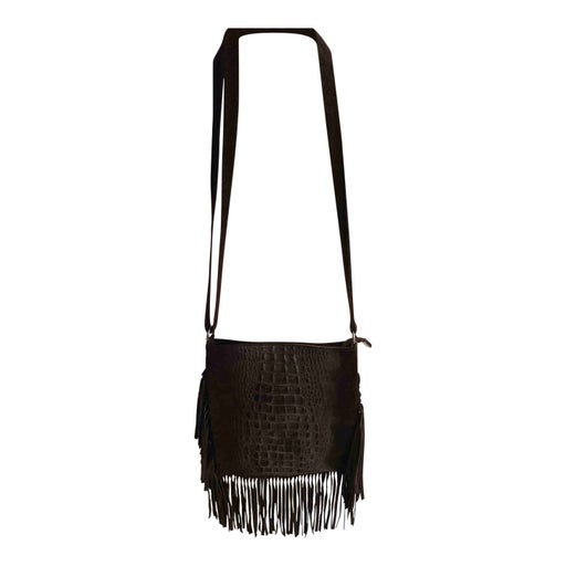 Sac en cuir à franges