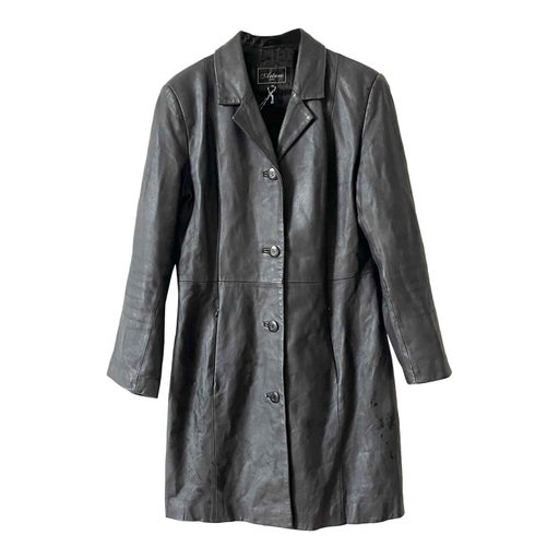 Leather coat