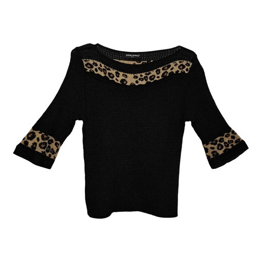 Leopard print top