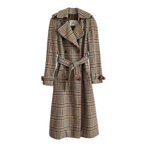 Burberry wool trench coat