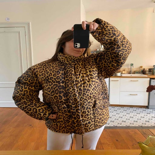Doudoune l opard pour femme Imparfaite