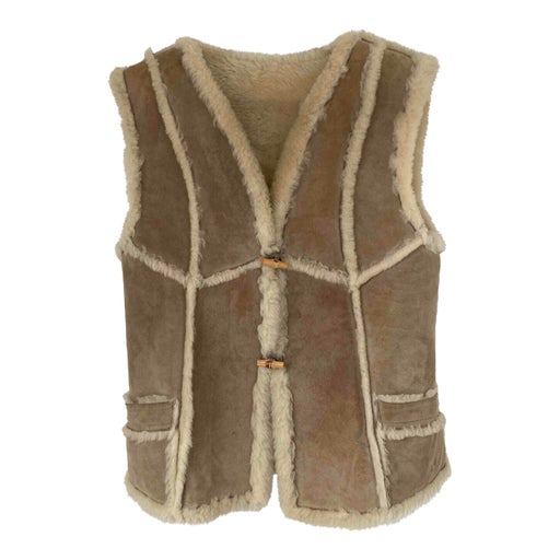 Shearling vest