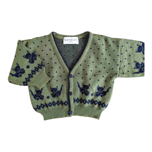 Cardigan à motifs
