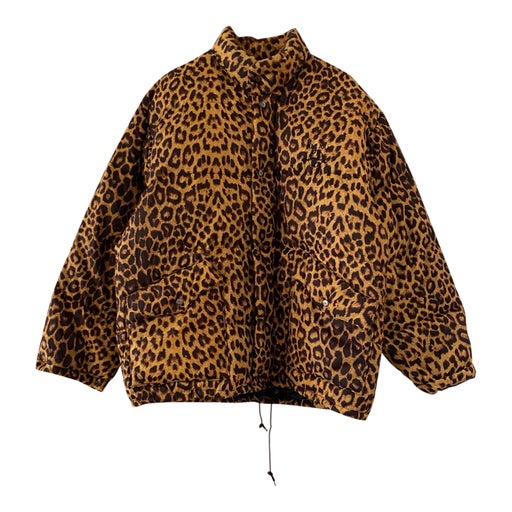 Leopard down jacket