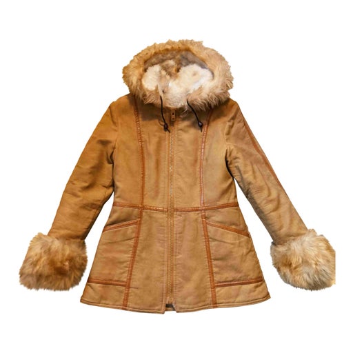 Fake fur coat