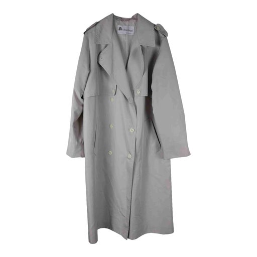 Gray trench coat