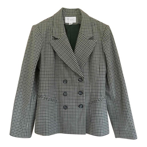 Checked blazer