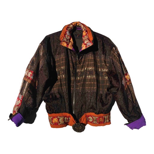 Printed bomber jacket