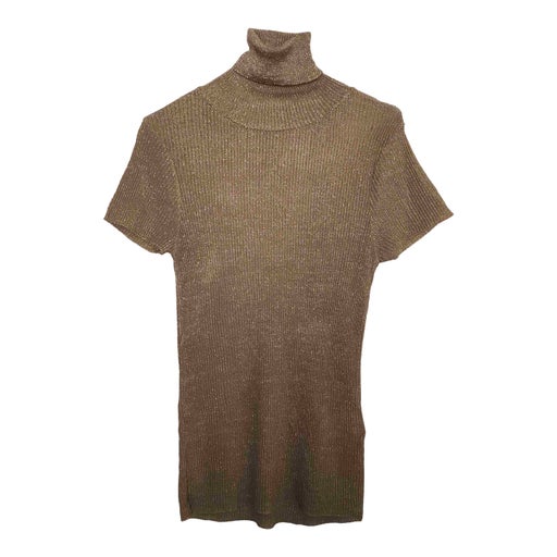 Lurex turtleneck